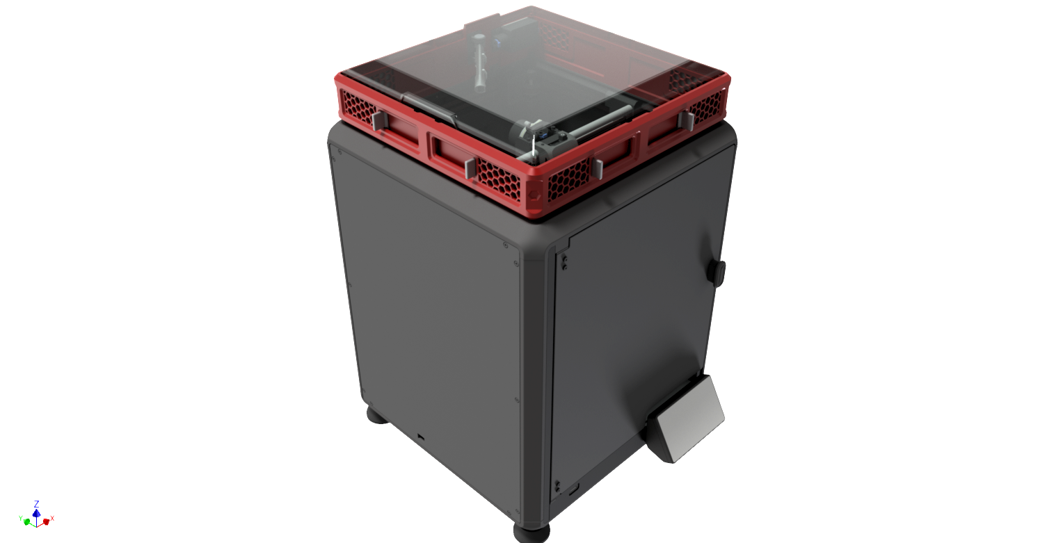 CREALITY K1 & K1C RAISER / TOP COVER / UPGRADE (VERSION 2)