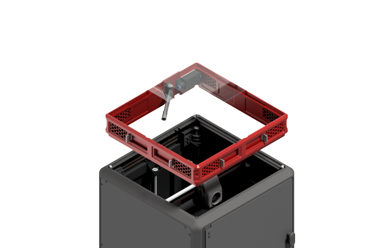 CREALITY K1 & K1C RAISER / TOP COVER / UPGRADE (VERSION 2)