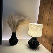 LAMP „CYCLONE“ / DESIGNER LAMP / PRINTABLE SHADES (VASEMODE)