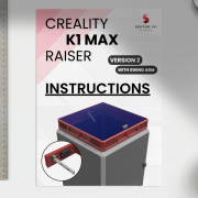 CREALITY K1 MAX RAISER / RISER / TOP COVER / UPGRADE (VERSION 2, WITH SWING-ARM)