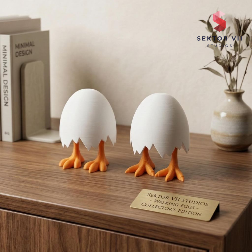 Easter egg figurine STL: a playful, cheerful hatch