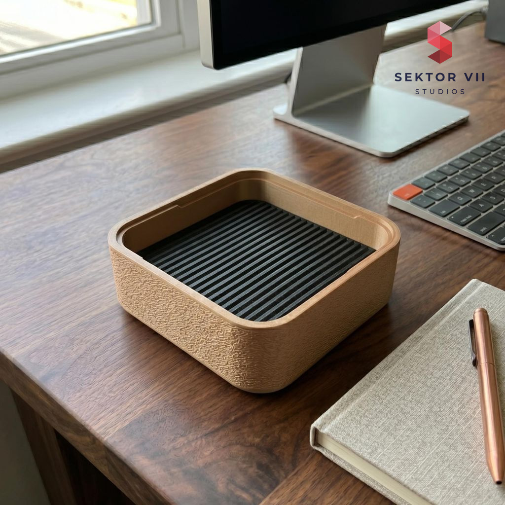 Desk organizer tray 3D print, a sturdy calm essential