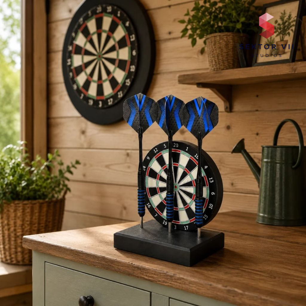 Dart Holder 3D Print: a Simple, Cheerful Game Room Fix