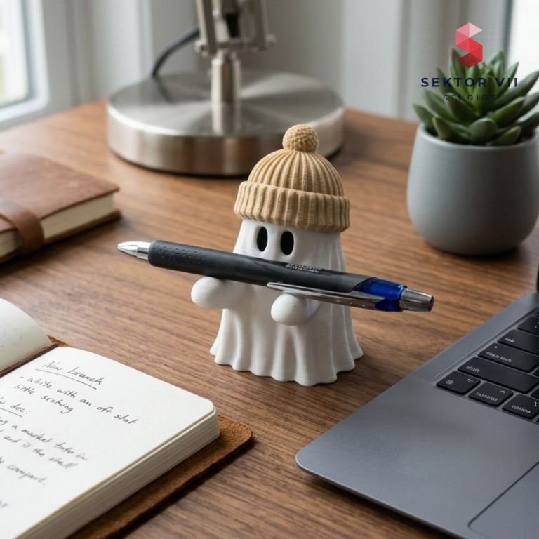 Ghost Pen Holder