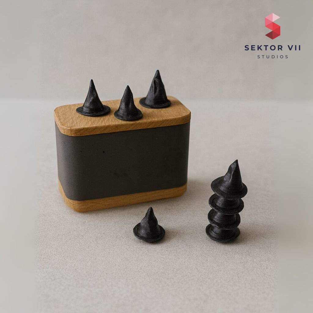 Witch Hat 3D Print, a Tiny Playful Halloween Essential