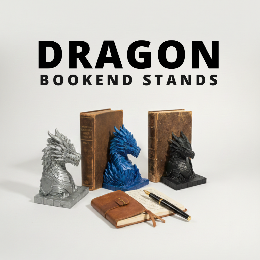 DRAGON BOOKEND STANDS