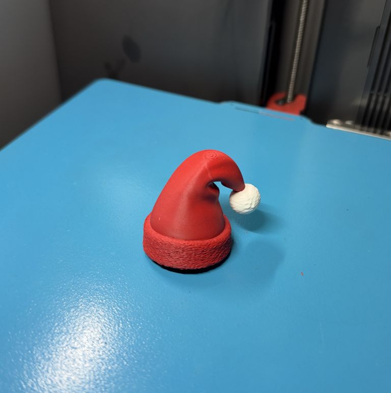 Japandi Santa figurine 3D print, a simple cozy classic - real photo 6 of 6