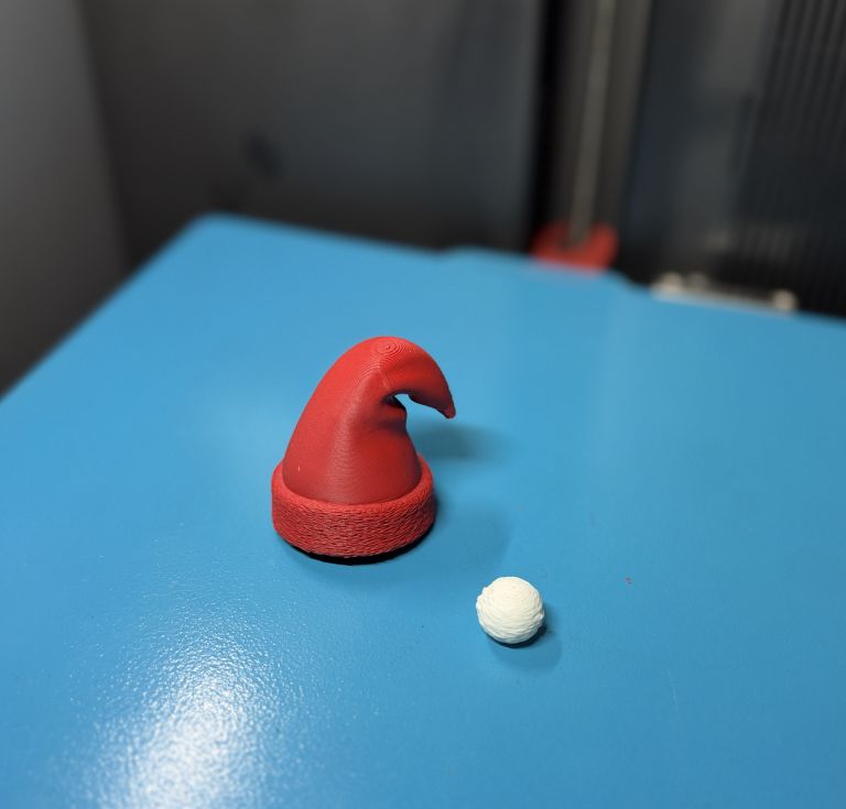 Japandi Santa figurine 3D print, a simple cozy classic - real photo 5 of 6