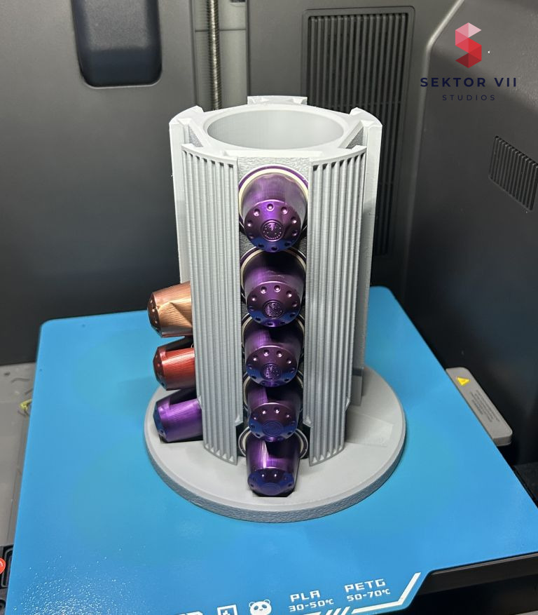 Coffee capsule holder, a reliable two-in-one kitchen piece - real photo 2 of 4